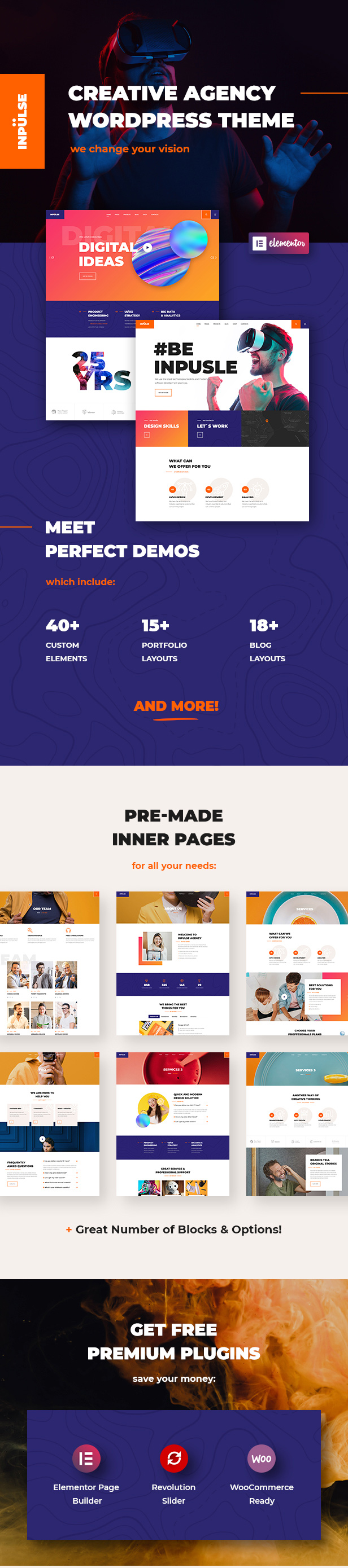 InPulse - Creative Agency WordPress Theme - 1