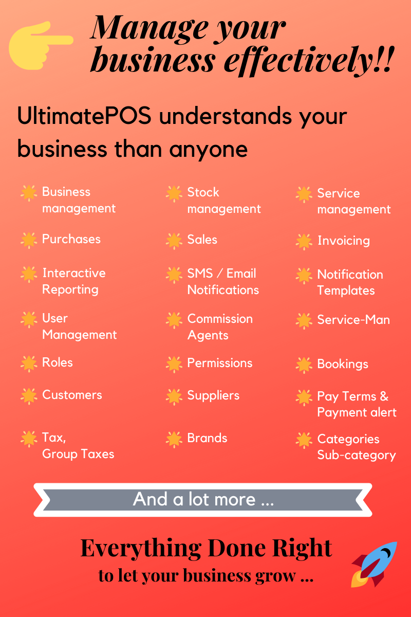 Ultimate POS-manage-business-effectively