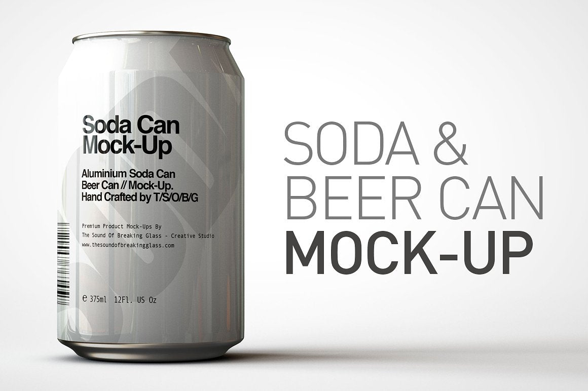 Soda Can - Beer Can Mock-Up V1
