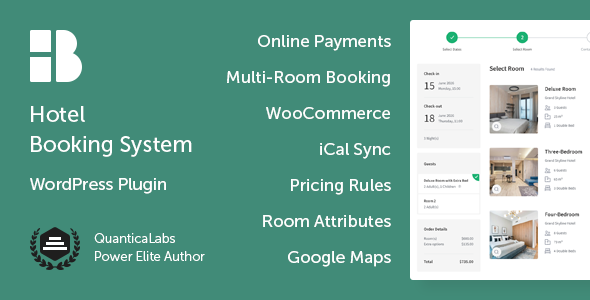 Hotel Booking System for WordPress