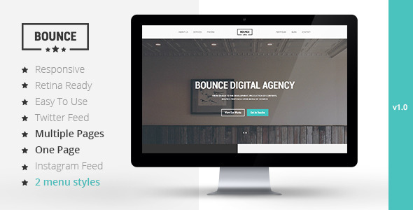   BOUNCE - Responsive Multipurpose Template   