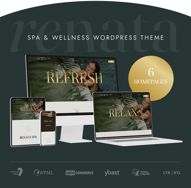 Renata - WordPress Theme for SPA & Wellness - 2