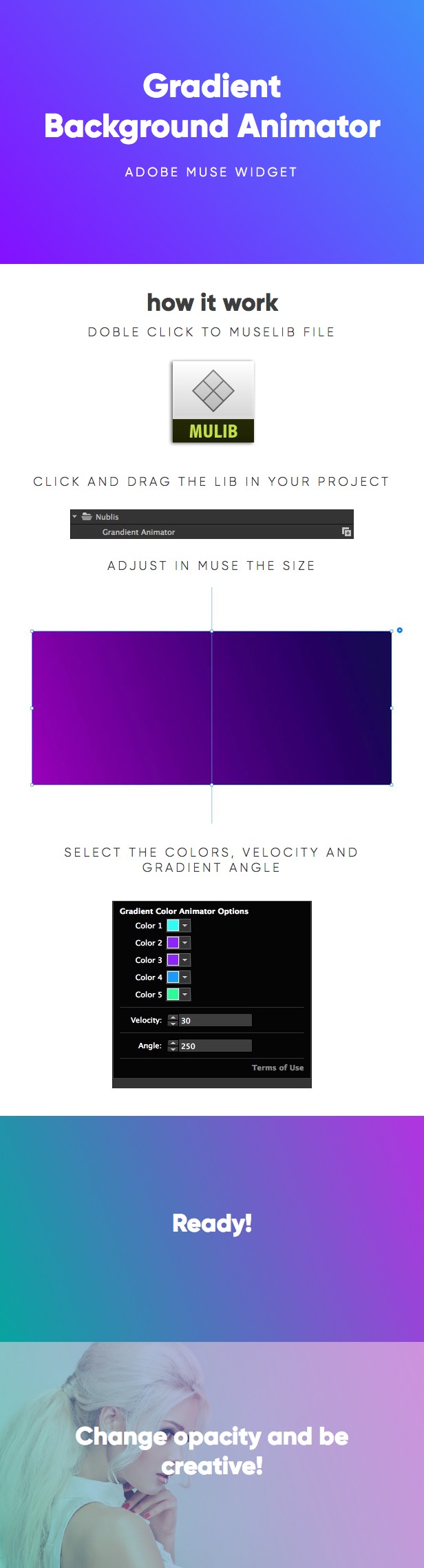 Gradient Background Animator Widget - 1