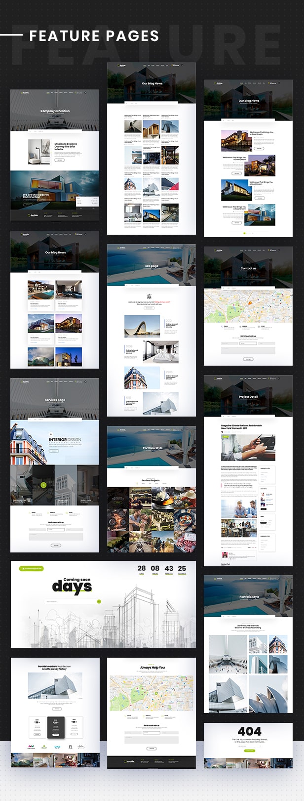 Archia - Architecture and Interior Design RTL Ready Template - 12