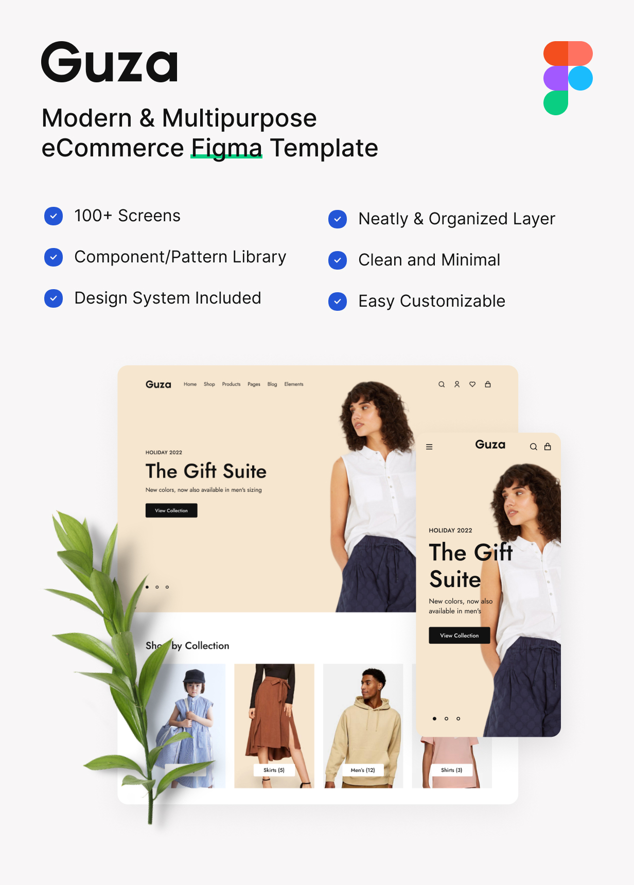 Guza - Modern & Multipurpose eCommerce Figma