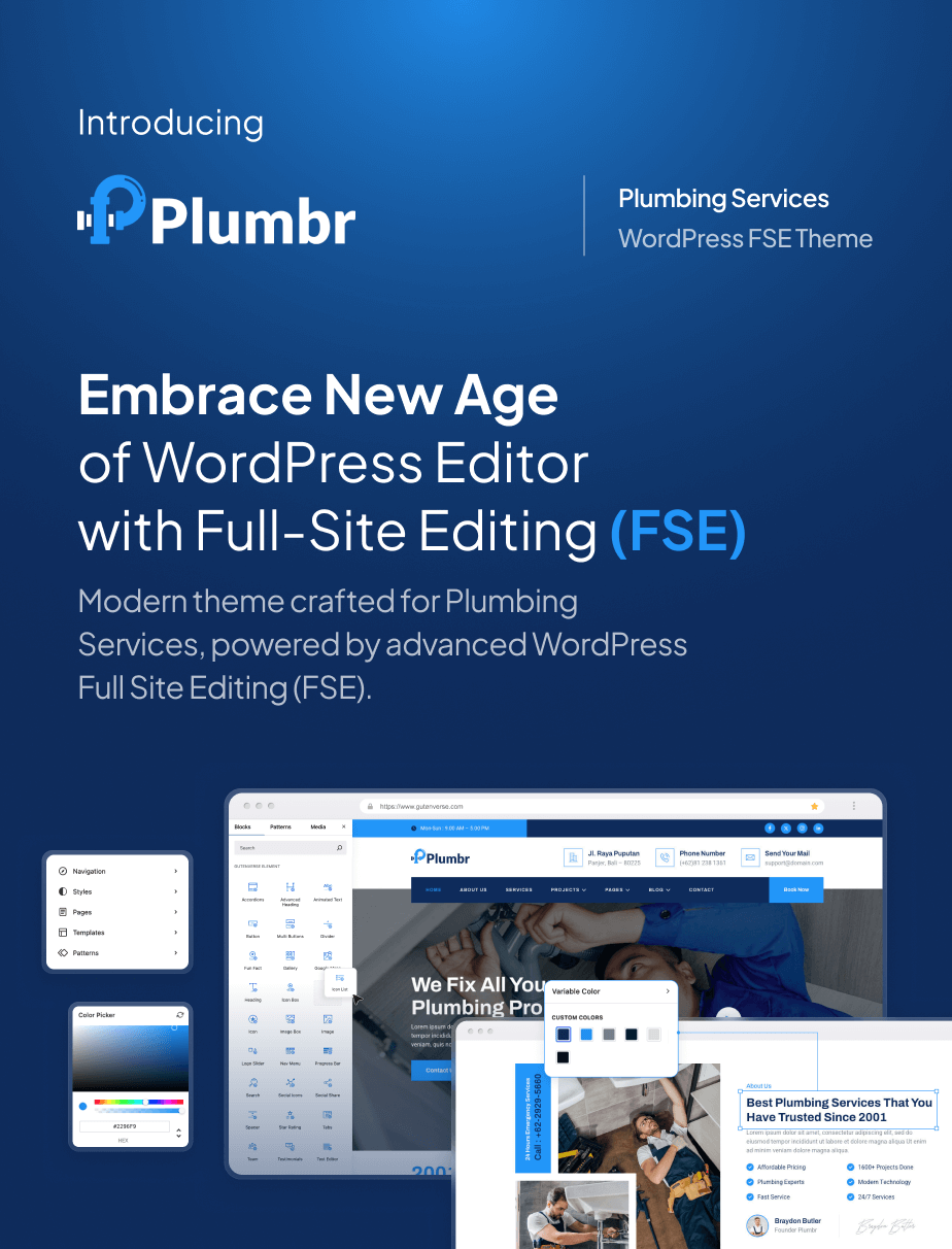 Plumbr - Plumbing Services FSE WordPress Theme - 3