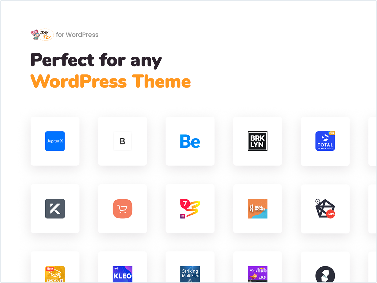 Perfect for any WordPress Theme