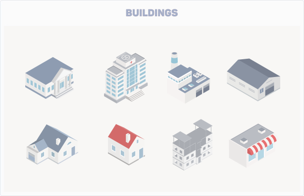 Isometric Icons - 3