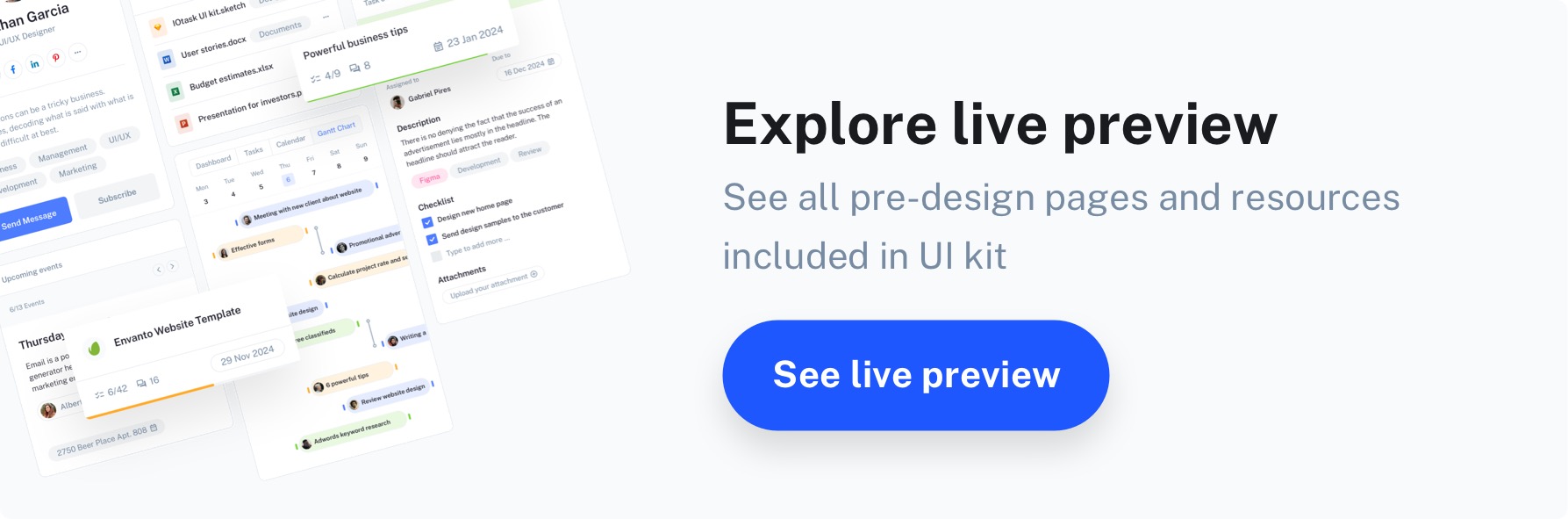 IOTask - Multipurpose Dashboard UI Kit for Figma - 1