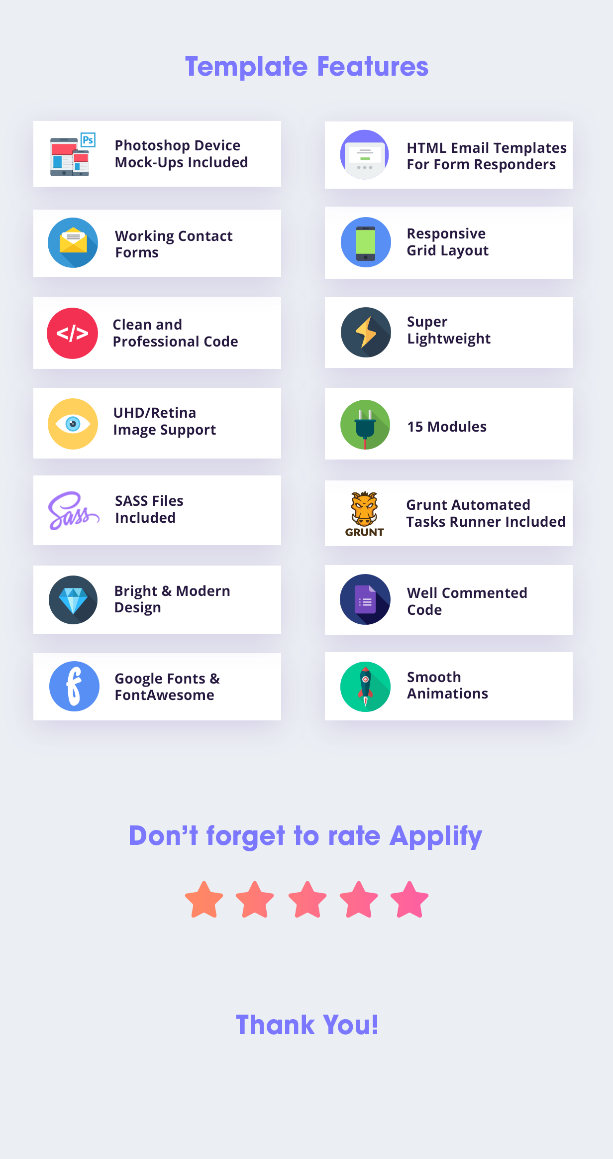 Applify - App Landing & Showcase HTML Template