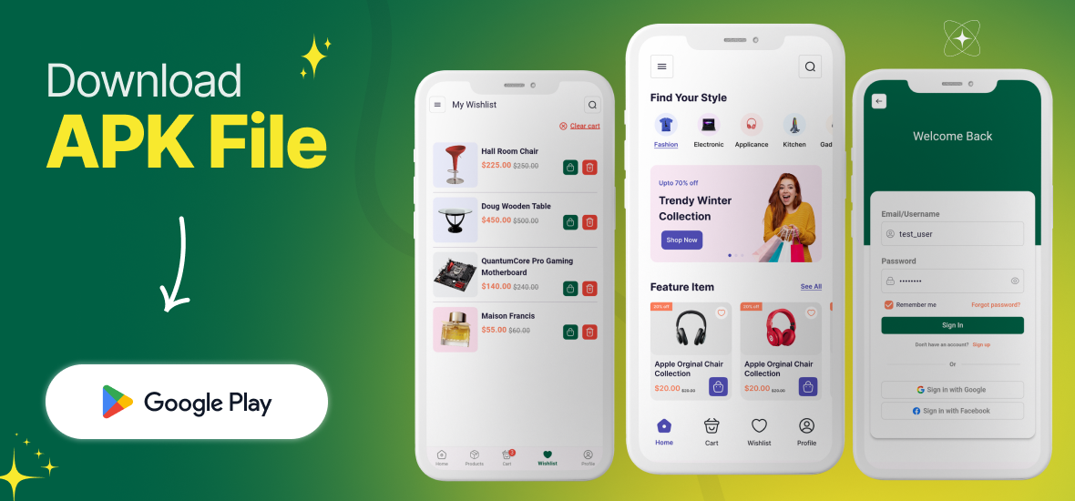 Customer mobile app - Safecart eCommerce Platform - 1