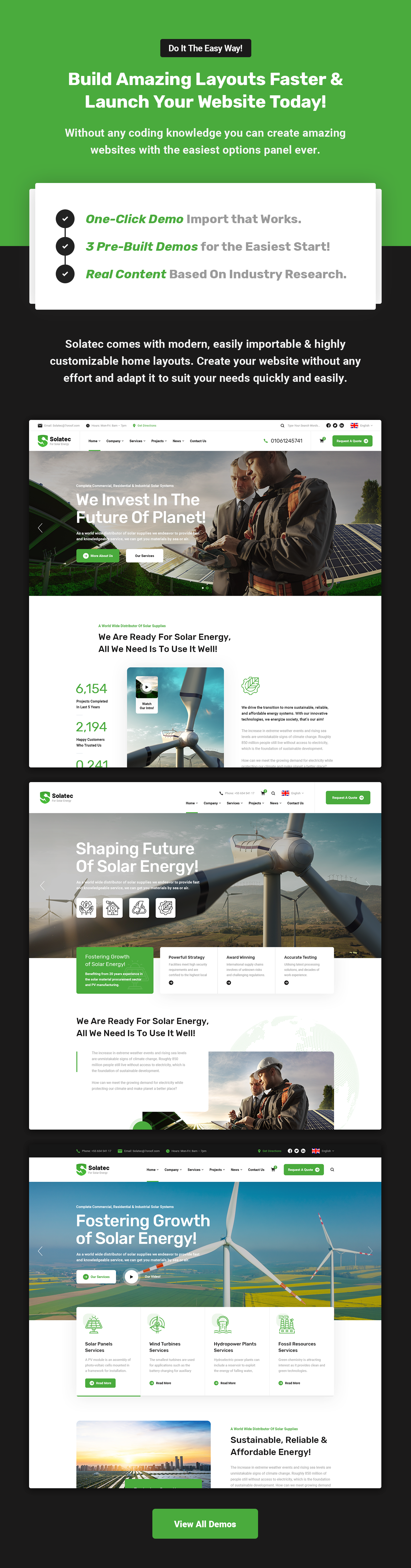 Solatec - Ecology & Solar Energy WordPress Theme - 2