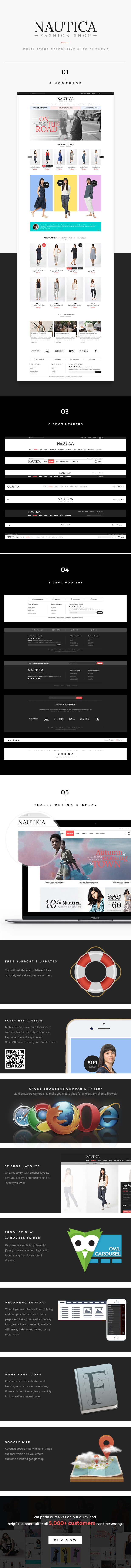 Nautica Shopify 服饰独立站主题