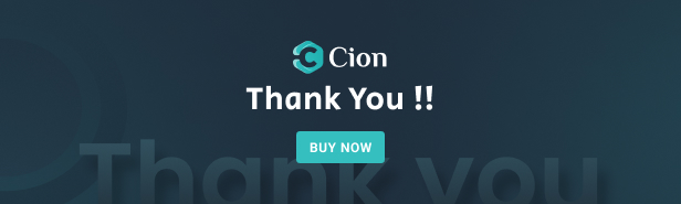 Cion Admin Dashboard theme