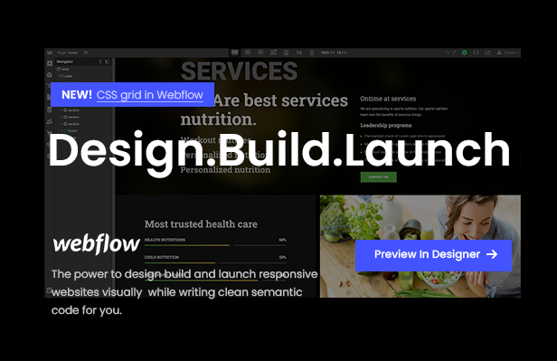Nutrico Nutrition Services Webflow Template