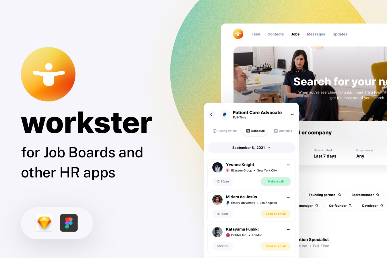 Workster - UI kit for Job Boards - 1
