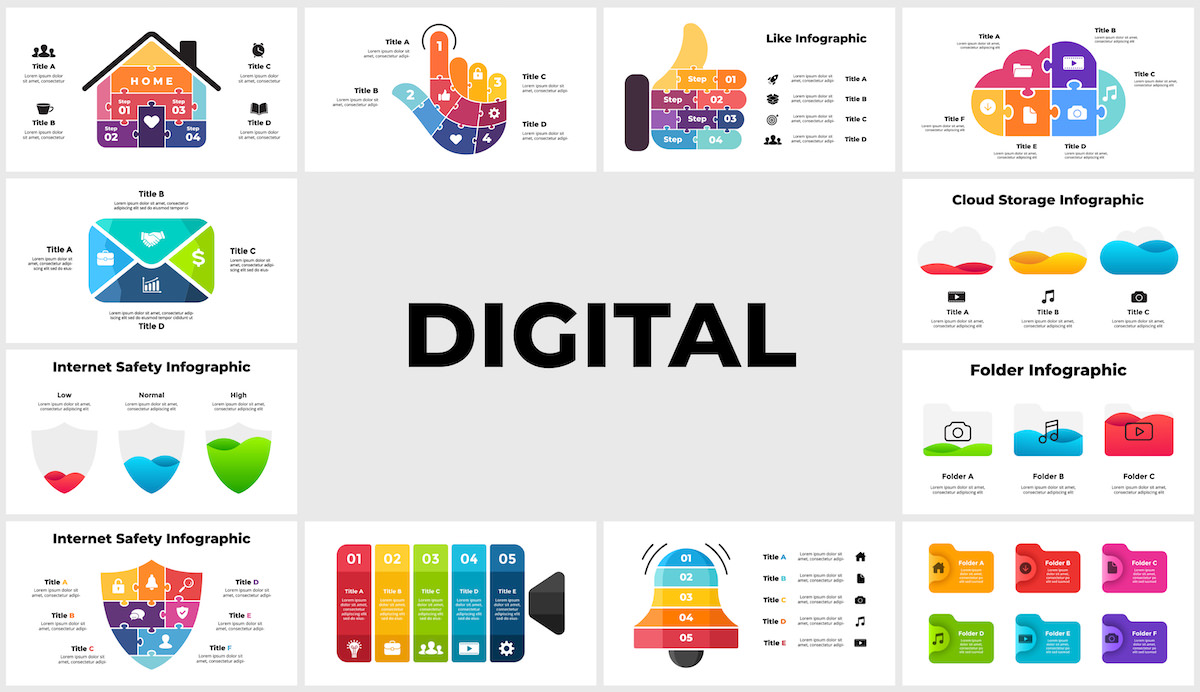 Wowly - 3500 Infographics & Presentation Templates! Updated! PowerPoint Canva Figma Sketch Ai Psd. - 54
