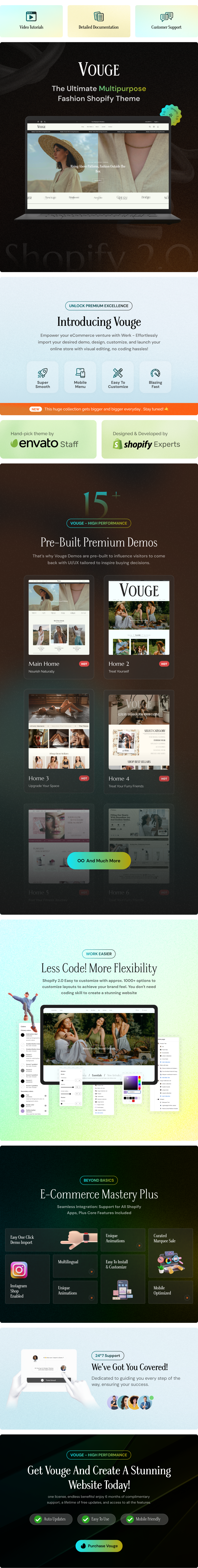 Vouge - Fashion Store Shopify Theme - 1