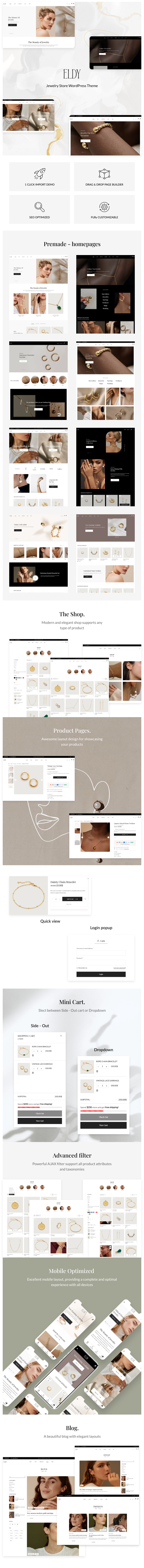 Eldy – Jewelry Store WooCommerce WordPress Theme - 1