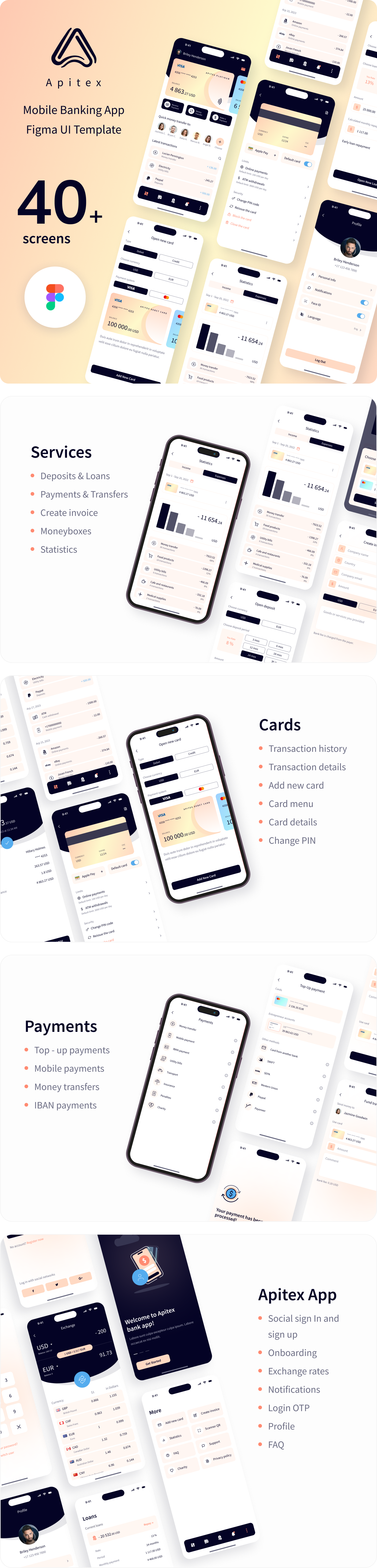 Apitex - Mobile Banking App Figma UI Template - 5