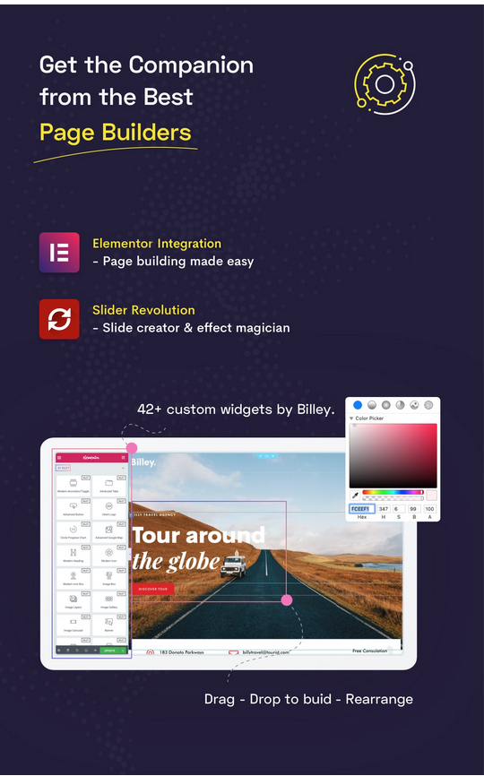 Billey - Creative Portfolio & Agency Elementor WordPress Theme - 9