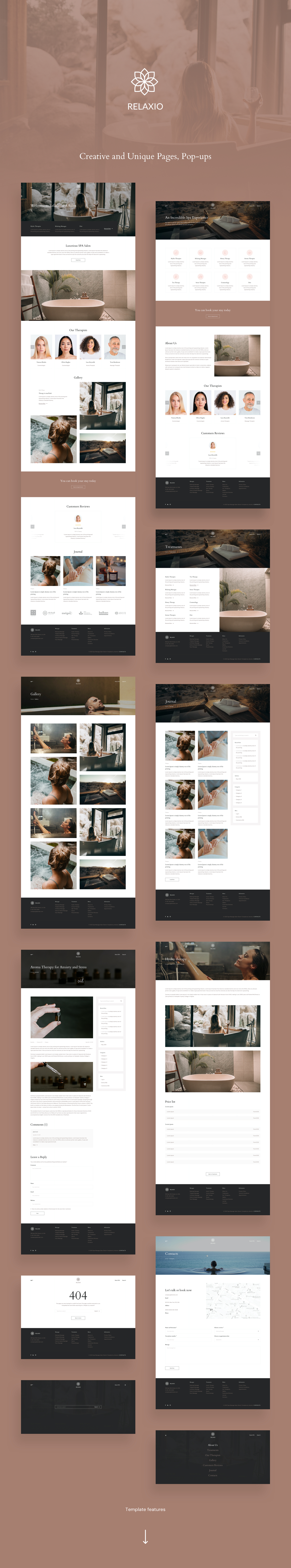 Relaxio Adobe XD Presentation