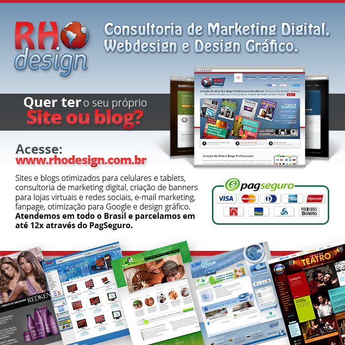 RHOdesign: Webdesign e Graphic Design RJ Brazil