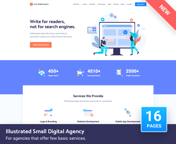 Cynic - Digital Agency Template - 3