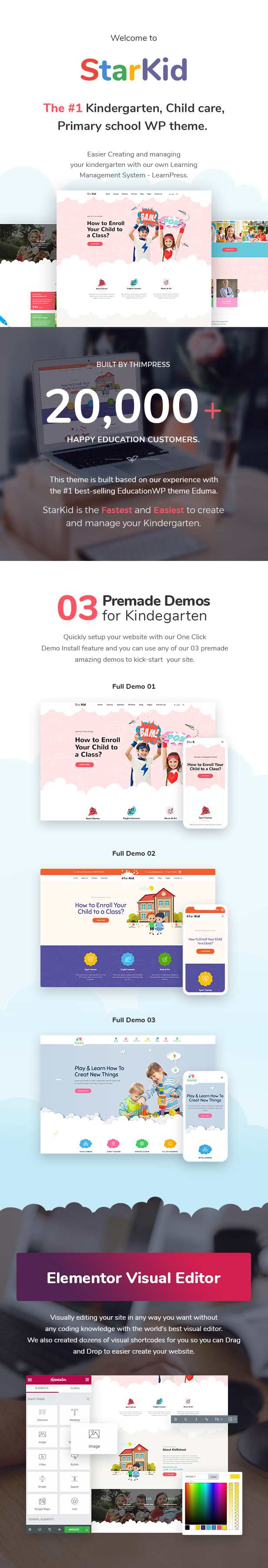 StarKid - Kindergarten WordPress Theme - 5