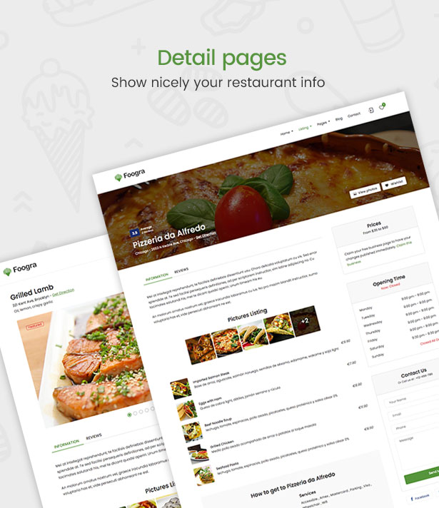 Foogra - Restaurants Directory & Listings WordPress Theme - 7