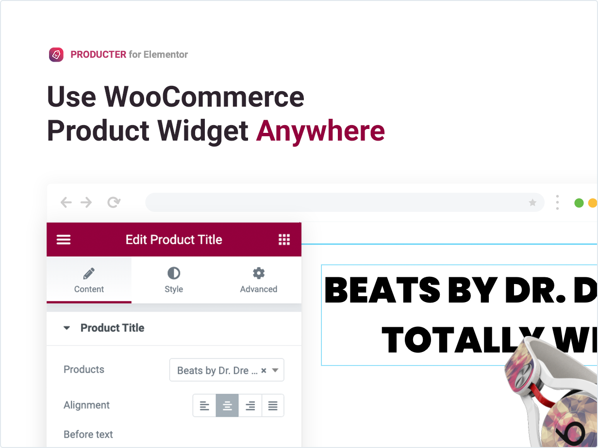 Use WooCommerce Product Widget Anywhere