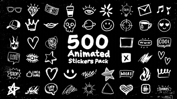 Animated Stickers Pack - 71