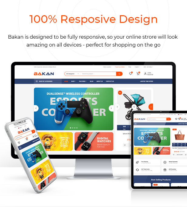 Bakan - eCommerce Elementor WooCommerce WordPress Theme