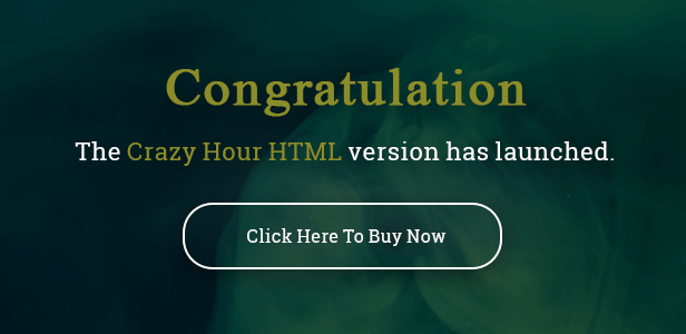 Crazy Hour - Event Management PSD Template - 1