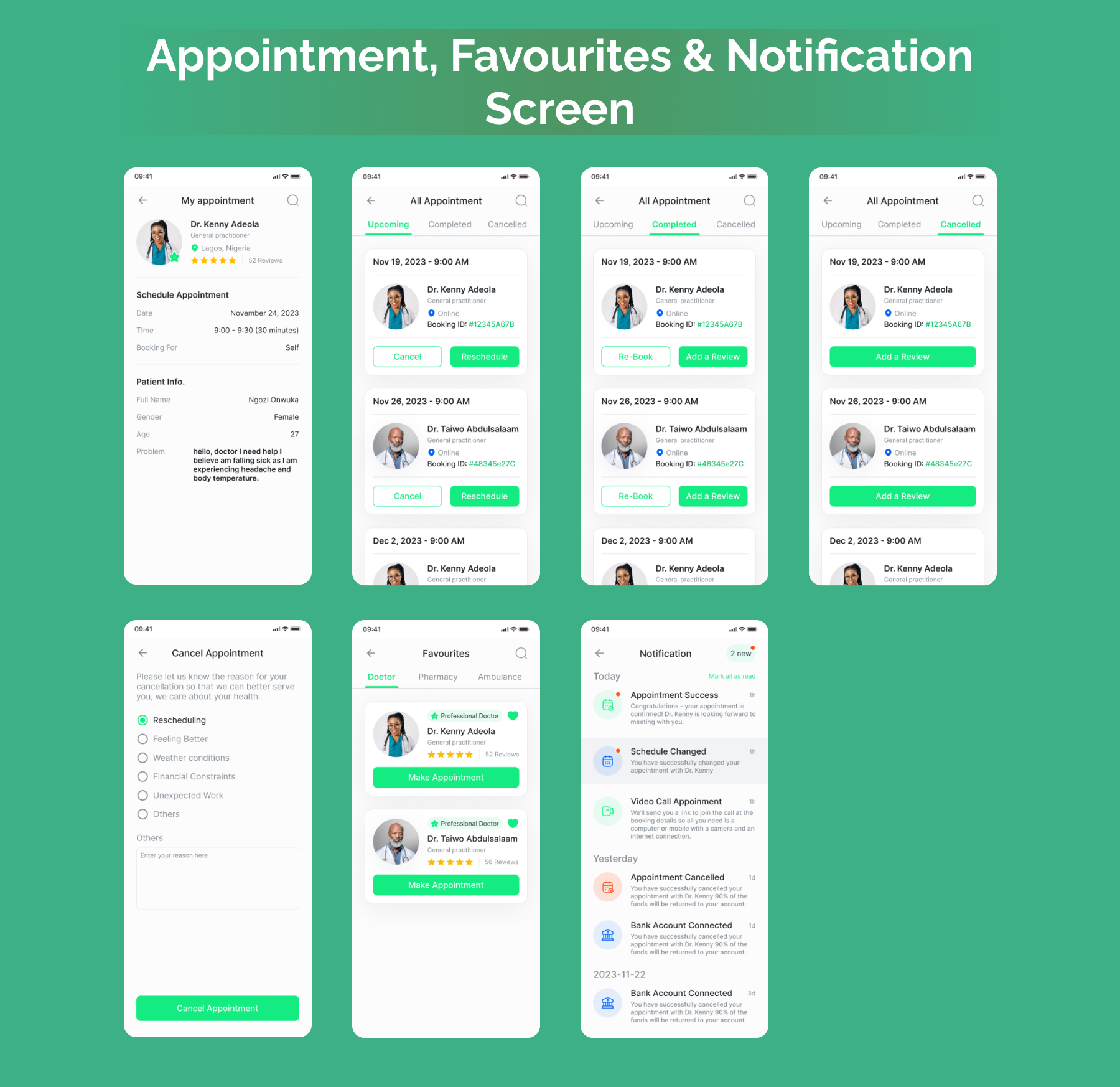 Doctor Call | Appointment System | Flutter iOS/Android App Template - 9