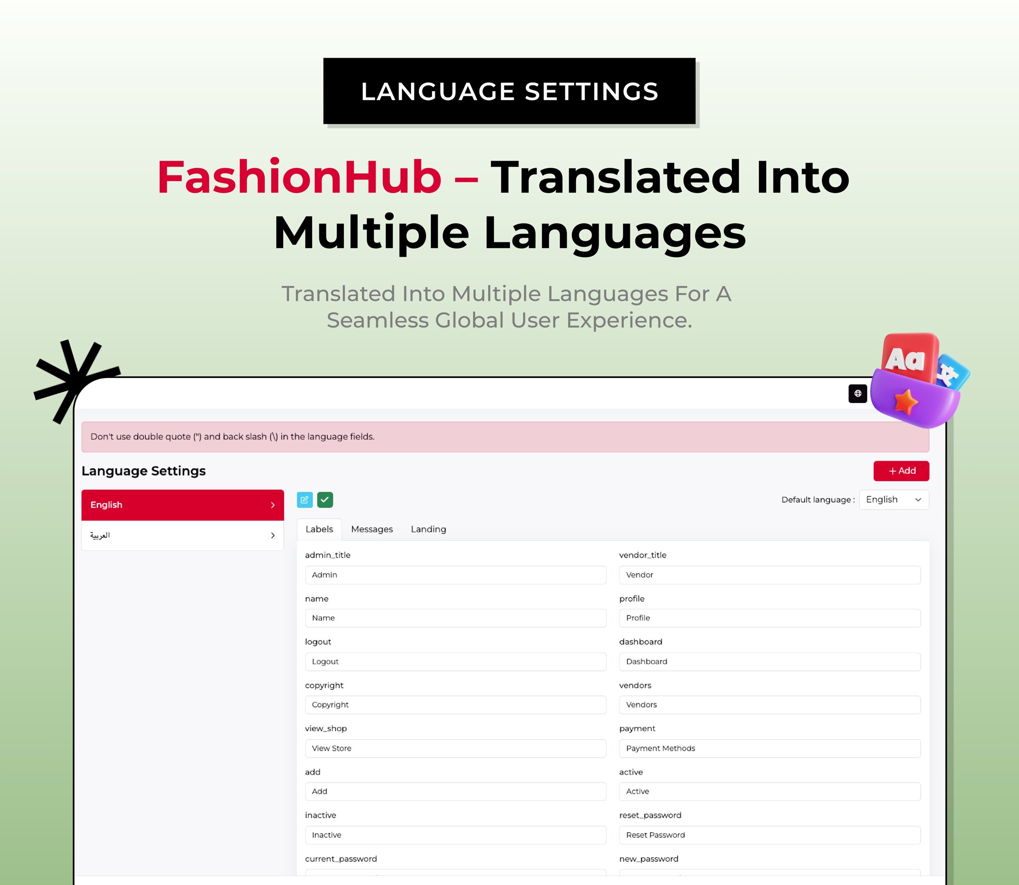 FashionHub SaaS - Multi Vendor SaaS eCommerce Business Website Builder SaaS