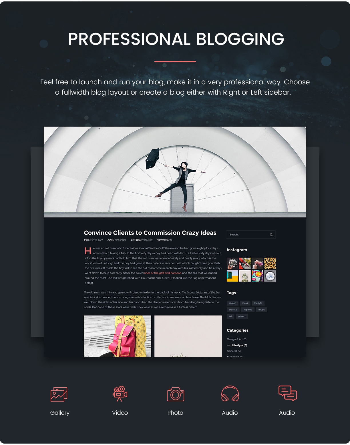 Photography Creative Portfolio WordPress Theme - Soho Pro - 6