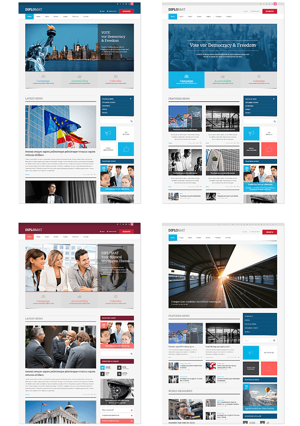 Political HTML5 Template
