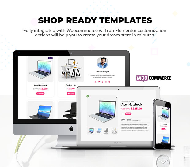 educator woocommerce pages