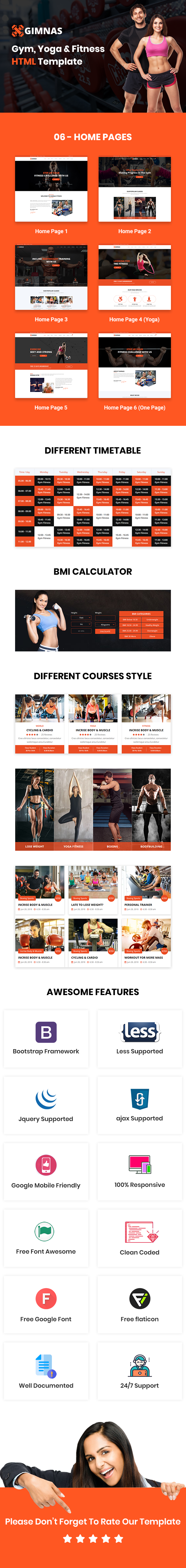 imnas – Gym, Yoga & Fitness HTML Template