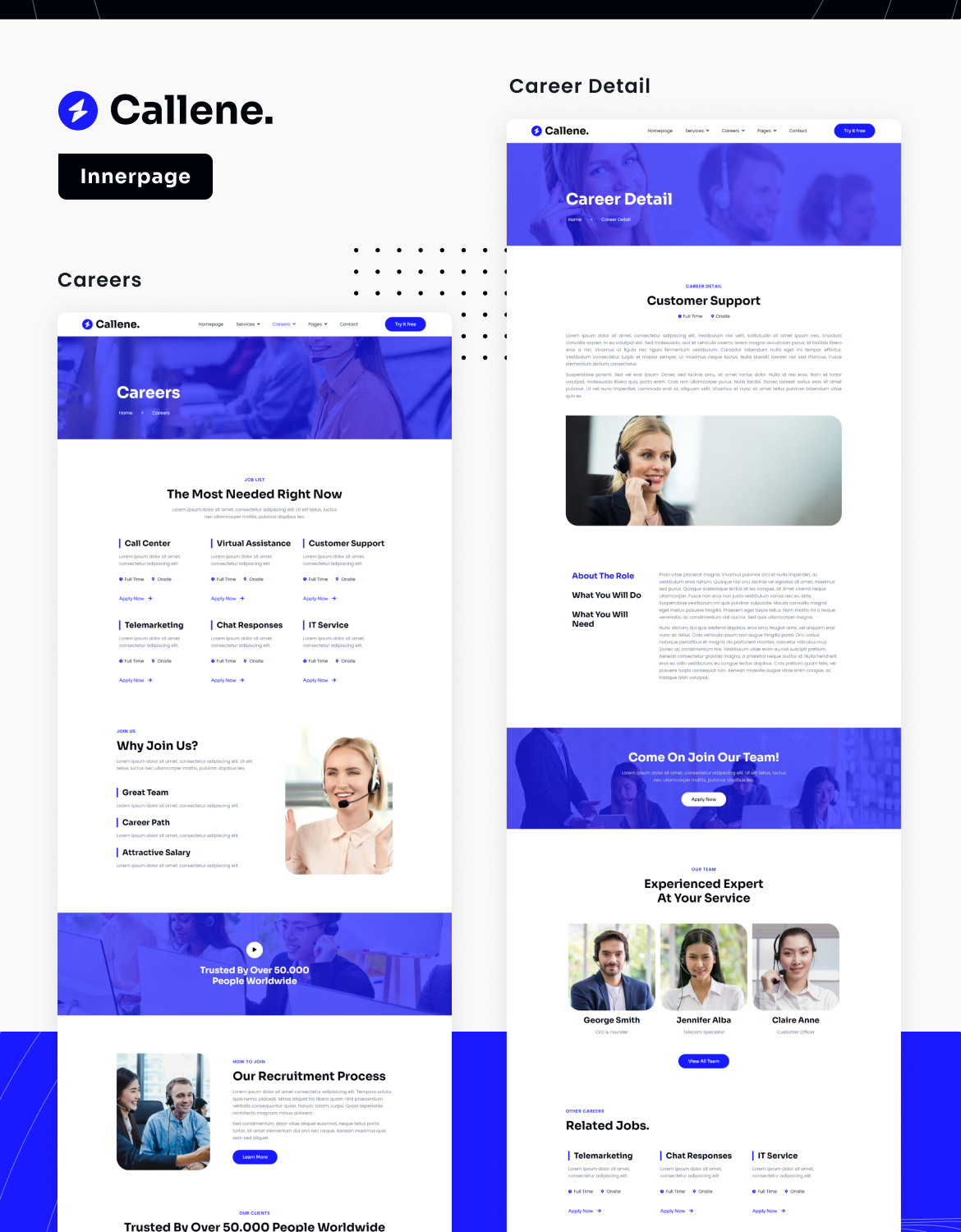 Callene | Call Center Service & Telemarketing Elementor Template Kit - 4