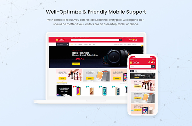 Leo Anoa Supermarket Template - Fully Responsive