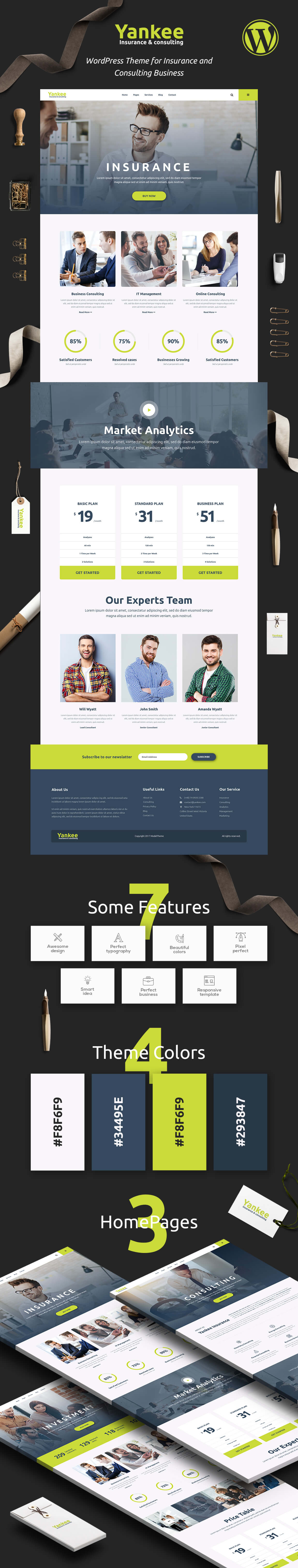 Yankee - Tema WordPress de Seguros e Consultoria - 2