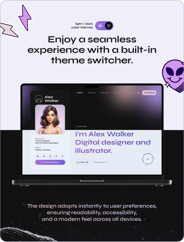 Braxton - Personal Portfolio & Resume React.js Template