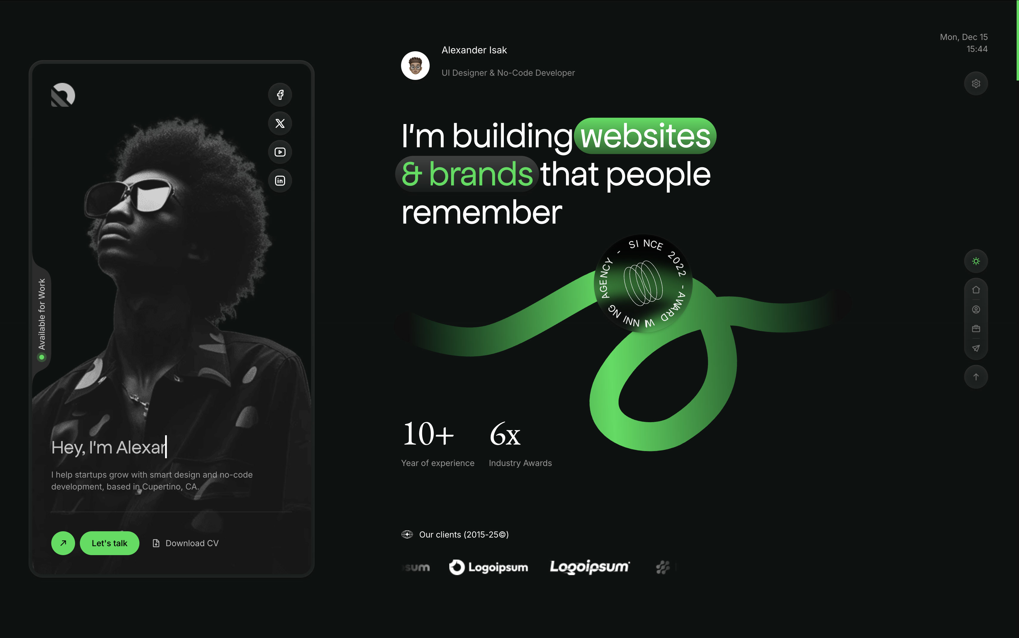 Hero Section Style 1