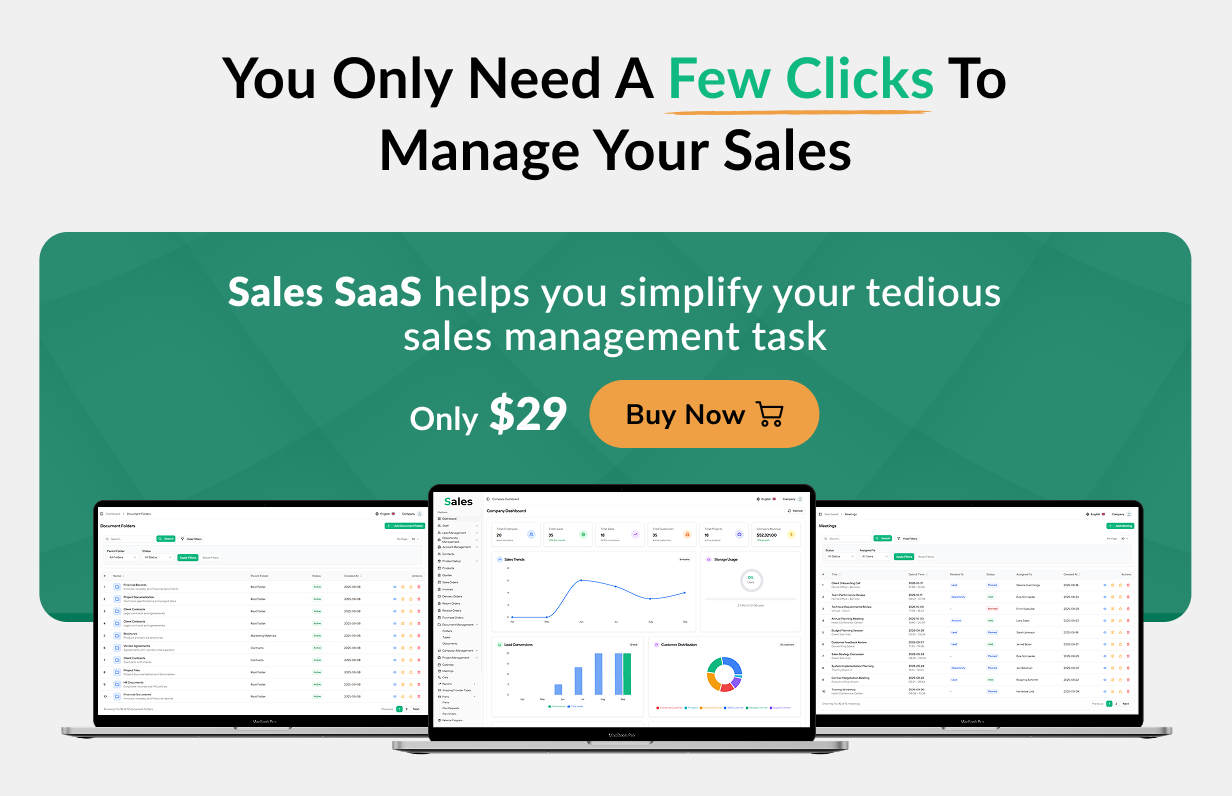 Sales SaaS - Business Sales CRM - 6