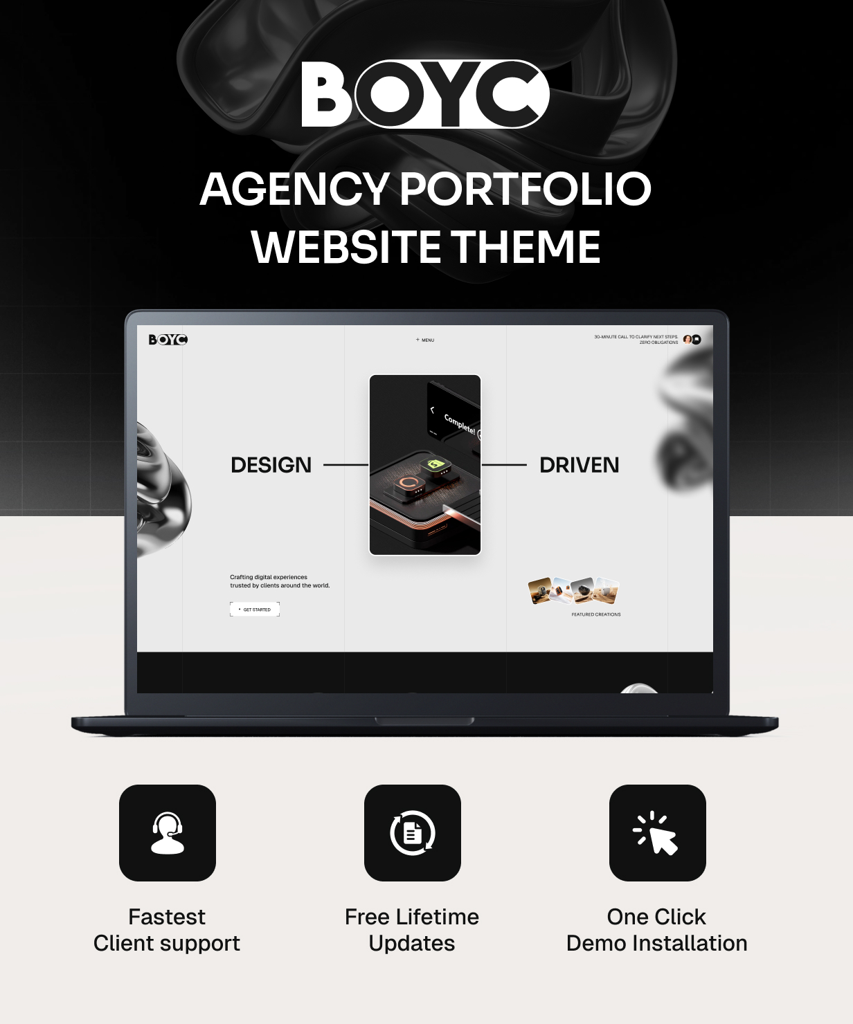 Boyc - Creative Agency Portfolio WordPress Theme - 5