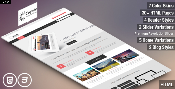 Coyote - Responsive Business HTML5 Template - Business Corporate