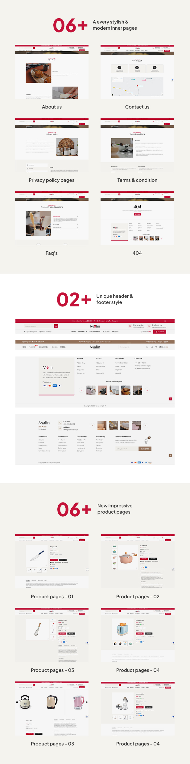 Malin - The Furniture & Appliances eCommerce Shopify Theme - 3