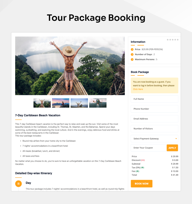StayGo - Multitenant SAAS for Hotel Booking & Tour Packages (White Label) - 14